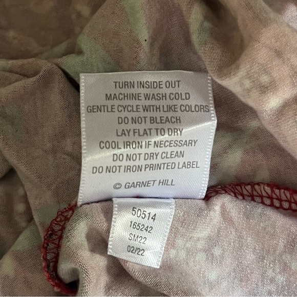 Garnet Hill Red Floral Ruffle Sleeve Maxi Dress - Picture 11 of 12